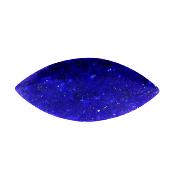 Polished lapis lazuli Catseye shape pocket charm.   SP15422POL