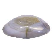 Large Fully Polished Agate Druze Heart.   SP16245SLF