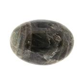 Oval Shape Fully Polished Palm Stone in Black Moonstone.   SP16329POL