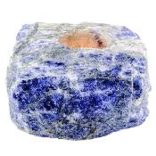 Sodalite Raw Nodule Single Tea Light Holder.   SP16543SLF