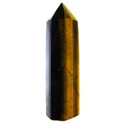 Tiger's Eye Fully Polished Faceted Point/ Tower Specimen.   SP16553POL