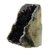 Black Amethyst Druze On Matrix Specimen.   SP16619