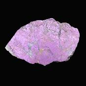 Purpurite Sliced Raw Edge Crystal Specimen.   SP17134