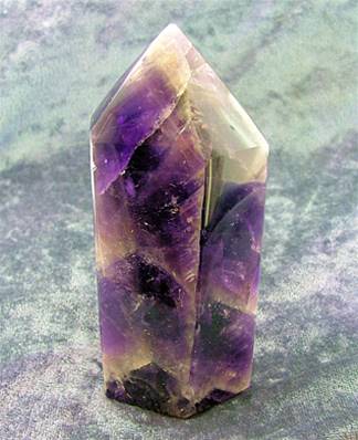 CHEVRON AMETHYST POLISHED POINT SPECIMEN. SP6653POL