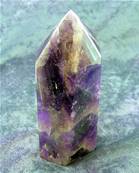 CHEVRON AMETHYST POLISHED POINT SPECIMEN. SP6653POL