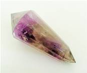 AMETHYST 'VOGAL CUT' HEALING WAND/ POINT. SP7906POL