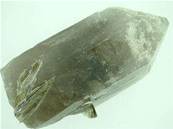 SMOKEY QUARTZ POINT WITH MICA INCLUSION. 135 X 70 X 65MM APROX. 732g. SP82