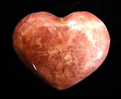 RASPBERRY QUARTZ HEART. SP9720POL