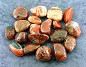 POPPY JASPER POLISHED TUMBLE STONES. SPR7327POL