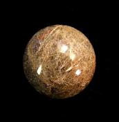 RUTILATED QUARTZ SPHERE.   SP11807POL