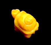 TORTOISE CARVING IN YELLOW JASPER.   SP12446POL