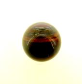 RED TIGERSEYE MINI SPHERE.   SP13124POL