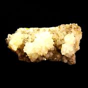 WHITE CITRINE DRUZE SPECIMEN (HEAT TREATED).   SP13584SLF