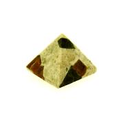 GARNET IN LIMESTONE PYRAMID.   SP13653POL