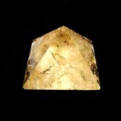 PYRAMID IN SMOKEY QUARTZ.   SP13725POL