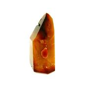 POLISHED CARNELIAN GEODE POINT SPECIMEN.   SP14185POL