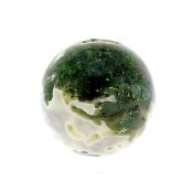 MOSS AGATE GEODE SPHERE.   SP14850POL