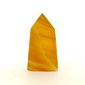GEMSTONE OBELISK IN HONEY CALCITE.   SP15017POL