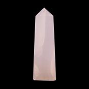 GEMSTONE OBELISK IN MANGANO CALCITE.   SP15021POL