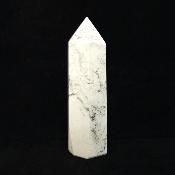 White Howlite Fully Polished Point/ Tower Specimen.   SP15645POL