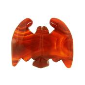 Carving Of A Bat In Carnelian.   SP15974POL