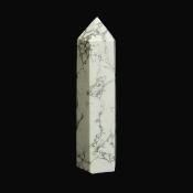 White Howlite Fully Polished Point/ Tower Specimen.   SP16045POL