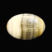 Bumble Bee Calcite Polished Oval Palm Stone.   SP16182POL