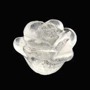 Rose Flower Head Carving In Quartz.   SP16291POL