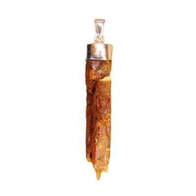 Designer Pendant Featuring Raw Orange Kyanite Crystal.   SP16293PEND