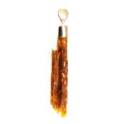 Designer Pendant Featuring Raw Orange Kyanite Crystal.   SP16293PEND