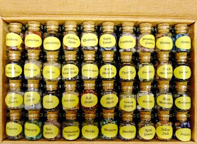 Boxed Mini Crystal Bottles Collectors Set.   SP16918