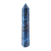 Gemstone Fully Polished And Faceted Point Specimen In Apatite.   SP17055POL
