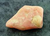 PERUVIAN ROSE OPAL POLISHED PEBBLE. SP7025POL