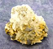 QUARTZ WITH SPHALERITE CRYSTAL FORMATIONS ON PYRITE MATRIX. SP8891