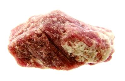 RUBELLITE IN QUARTZ ROUGH CRYSTAL SPECIMEN. SP9687