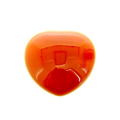 CARNELIAN LARGE PUFF HEARTS.   SPR13622POL