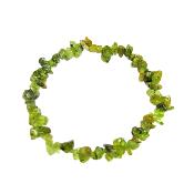 Gemstone Elasticated Chip Bracelet In Peridot.   SPR16166BR