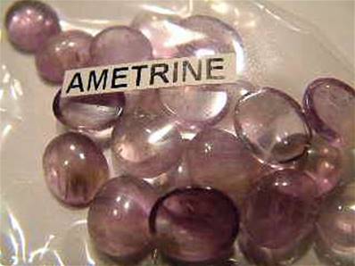 AMETRINE DOME POLISHED OVAL CAB.   CAB26