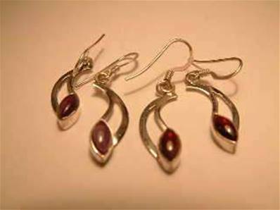 Sterling Silver Hanging Earrings - code 1620