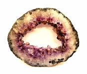 AMETHYST GEODE SLICE SPECIMEN.   SP10203SHLF