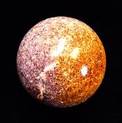 LEPIDOLITE SPHERE.   SP10232POL