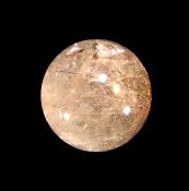 RUTILATED QUARTZ SPHERE.   SP11815POL