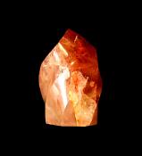 RED HEMATIOD QUARTZ POLISHED FLAME.   SP12230POL