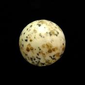 GEMSTONE SPHERE IN KIWI JASPER.   SP13849POL