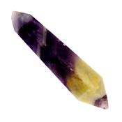 CHEVRON AMETHYST DOUBLE TERMINATED POLISHED POINT SPECIMEN.   SP14432POL