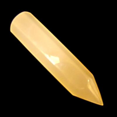 GEMSTONE PENCIL POINT IN MANGANO CALCITE.   SP15030POL