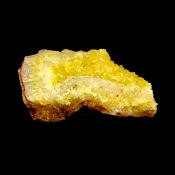 CITRINE DRUZE SPECIMEN (HEAT TREATED).   SP15050SLF