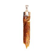 Designer Pendant Featuring Raw Orange Kyanite Crystal.   SP16293PEND