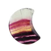 Carving of the Moon in Rainbow Fluorite.   SP16312POL