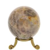 Gemstone Sphere in Black Moonstone.   SP16322POL